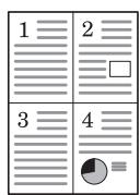 OLIVETTI D-COPIA 8000 - Types de limites de page - 4