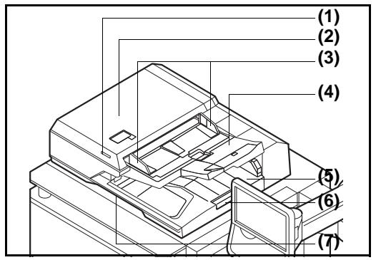 OLIVETTI D-COPIA 8000 - Nomenclature du chargeur de documents - 1