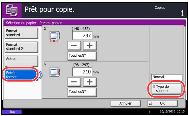 OLIVETTI D-COPIA 8000 - Selection du bac MF - 2