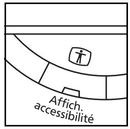 OLIVETTI D-COPIA 8000 - Affichage accessibilité (agrandissement de l'affichage de l'écran tactile) - 1