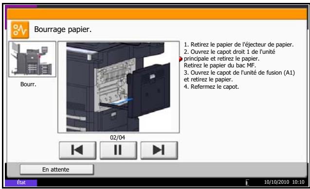 OLIVETTI D-COPIA 8000 - Résolution des incidents papier - 1