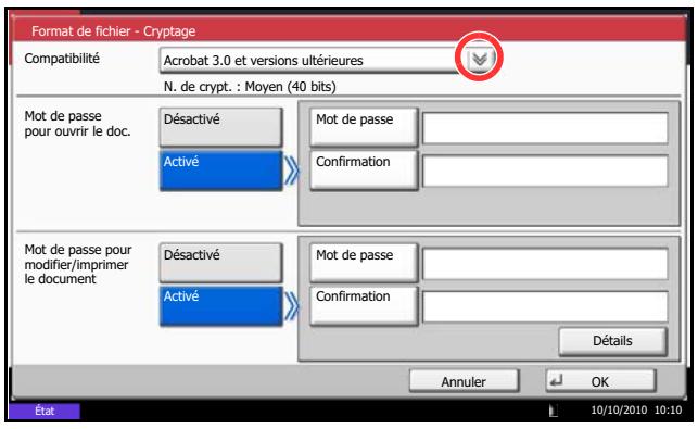 OLIVETTI D-COPIA 8000 - Fonctions de cryptage PDF - 1