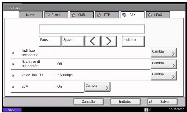 OLIVETTI D-COPIA 8000MF - Registrazione dei contatti (fax) - 2