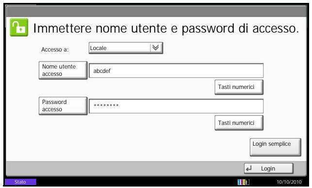 OLIVETTI D-COPIA 8000MF - Accesso con contabilità utentiabilitata - 1