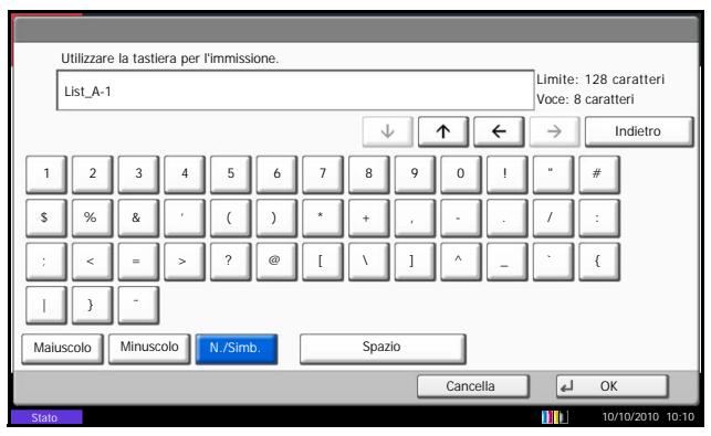 OLIVETTI D-COPIA 8000MF - Immissione dei caratteri - 2