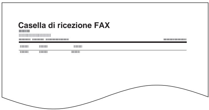OLIVETTI D-COPIA 8000MF - Stampa di un elenco di caselle fax - 1