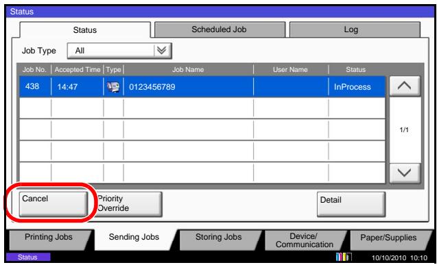 OLIVETTI D-COPIA 8000MF - Verifica dello stato della trasmissione - 3