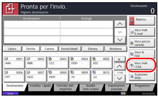 OLIVETTI D-COPIA 8000MF - Immissione della destinazione - 1