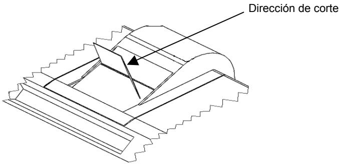 OLIVETTI LOGOS 914T - Procedimiento correcto paraURTAR el papel - 1