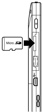 OLIVETTI OLIPAD - INSERTING THE SD CARD - 1