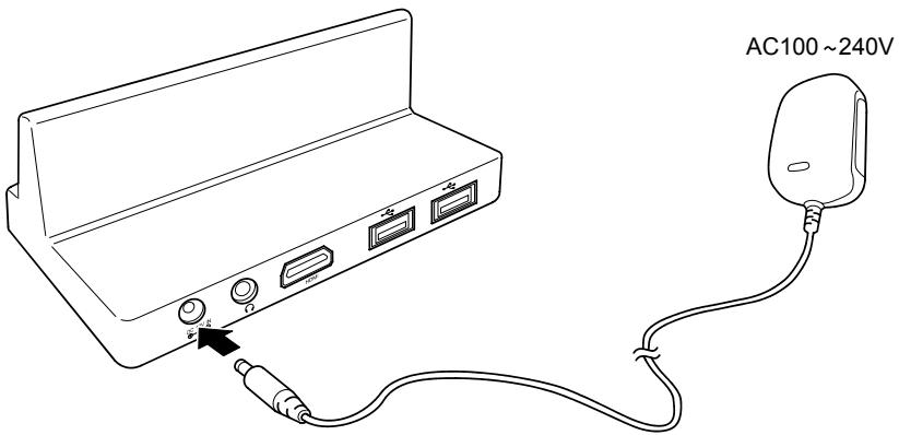 OLIVETTI OLIPAD - Connecting the Power Supply - 1
