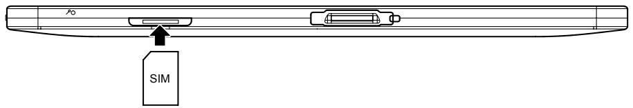 OLIVETTI OLIPAD - INSERTING THE SIM CARD - 1