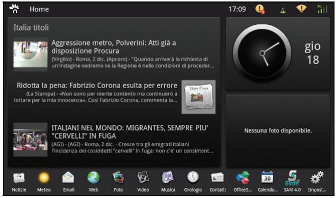 OLIVETTI OLIPAD - THE TABLET HOME SCREEN - 1