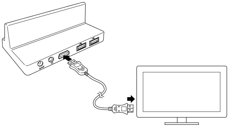 OLIVETTI OLIPAD - Connecting an HDMI Device - 1
