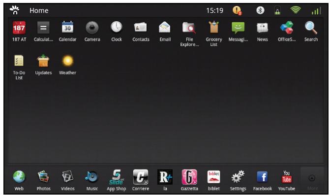 OLIVETTI OLIPAD - THE TABLET HOME SCREEN - 2