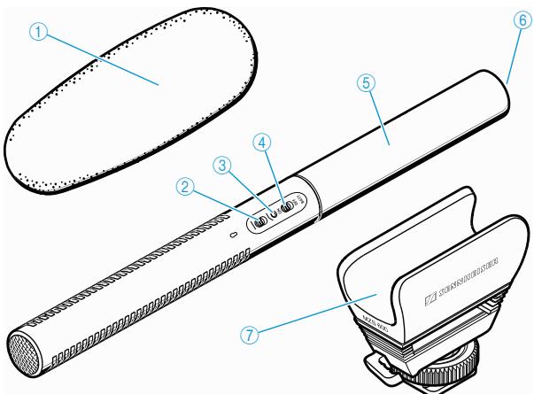 SENNHEISER MKE 600 - Vue d'ensemble du produit - 1