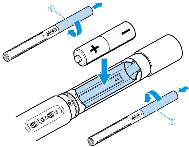 SENNHEISER MKE 600 - Interne batterijvoeding - 1