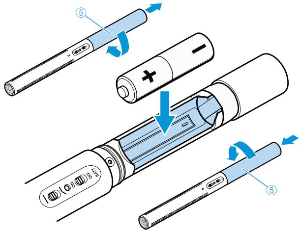 SENNHEISER MKE 600 - Alimentação comilha interna - 1