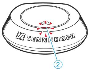 SENNHEISER RS 160 - Ajuster le signal de la source audio - 2