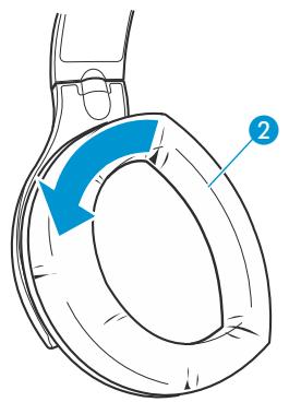 SENNHEISER RS 160 - Remplacer les coussinets d'oreille - 1