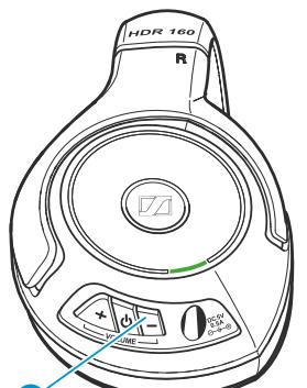 SENNHEISER RS 160 - Régler le volume du casque - 1