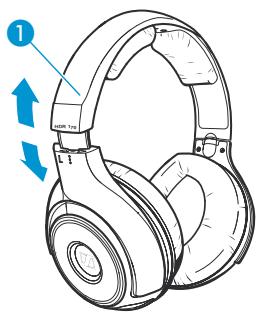 SENNHEISER RS 170 - Régler l'arceau du casque - 1