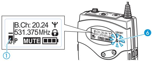 SENNHEISER SK 300 G3 - Plage de réglage: 0 à -60 dB, régliable par pas de 3 dB - 2