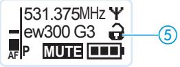 SENNHEISER SK 300 G3 - Si I'un des affichages standard est affché ... - 1