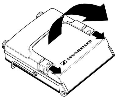 SENNHEISER SK 5012 - Colocar las pilas - 1