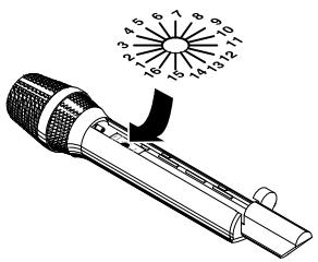 SENNHEISER SKM 5000 - Zendkanaal selecteren - 2