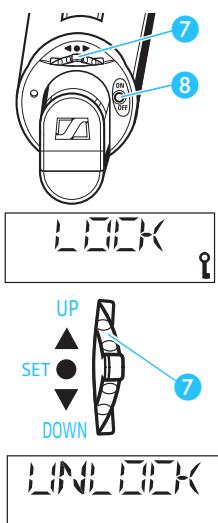 SENNHEISER SKM 5200 - Désactivation-temporaire de la fonction Autolock - 1