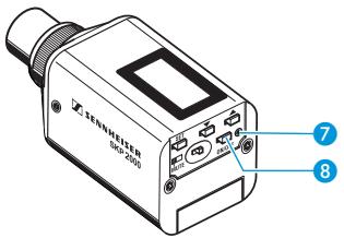 SENNHEISER SKP 2000 - Allumer/éteindre l'émetteur « plug-on » - 1