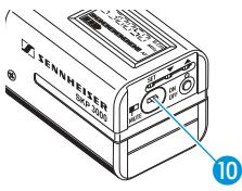 SENNHEISER SKP 3000 - Metre l'émetteur plug-on en sourdine - 1