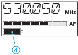 SENNHEISER SKP 3000 - Témoins de fonctionnement et d'etat des piles - 2