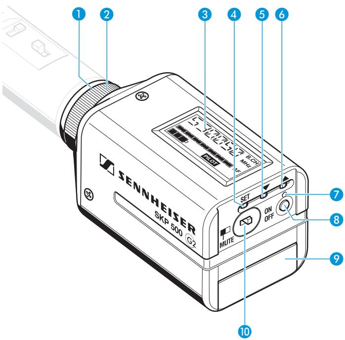 SENNHEISER SKP 500 G2 - Les éléments de commande - 1