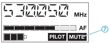 SENNHEISER SKP 500 G2 - Affichage MUTE - 1