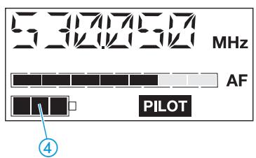 SENNHEISER SKP 500 G2 - Témoins de fonctionnement et d'etat des piles - 2