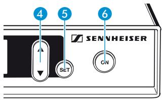 SENNHEISER SR 2020 D - Quitter une option de menu - 1