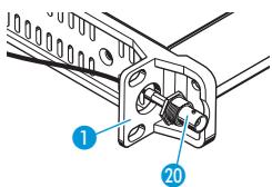 SENNHEISER SR 2050 IEM - Raccorder les antennes à l'avant du rack - 2