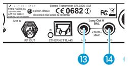 SENNHEISER SR 2050 IEM - Chainer les signaux audio - 4