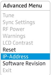 SENNHEISER SR 2050 IEM - Annuler les réglages effectuels dans le menu de commande - « Reset » - 2