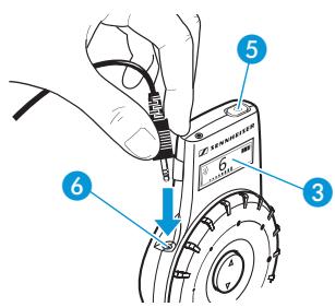 SENNHEISER TOURGUIDE SYSTEM 2020 - Allumer/eteindre le micro émetteur - 2