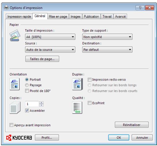 KYOCERA FS-4200DN - Impression à partir des applications - 2