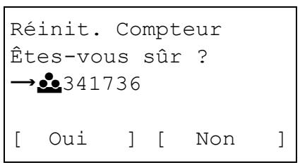 KYOCERA FS-4200DN - Réinitialisation compteur compta ch. trav (totaux réinitialisés par compte) - 4
