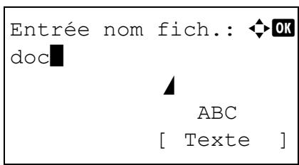 KYOCERA FS-4300DN - Entree nom fich. (saisie d'un nom de fichier) - 2