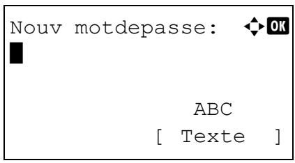 KYOCERA FS-4300DN - Pour modifier le mot de passer de connexion - 2