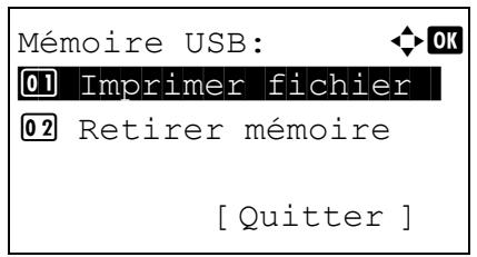KYOCERA FS-4300DN - Mémoire USB (sélection mémoire USB) - 1