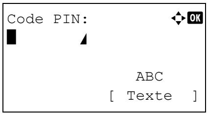 KYOCERA FS-4300DN - PIN (terminal) (Connexion à l'aide d'un code PIN (pour le point d'accès)) - 1