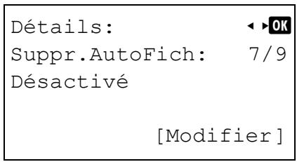 KYOCERA FS-4300DN - Suppr.AutoFich (paramètre pour la suppression automatique des fichiers) - 1
