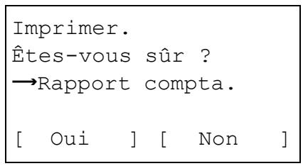 KYOCERA FS-4300DN - Rapport compta. (Impression du rapport de comptabilité) - 1